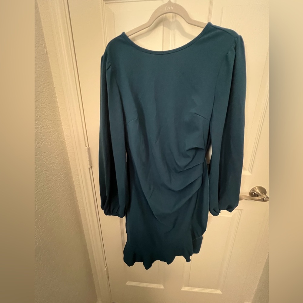 Teal Long Sleeve Dress size L